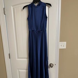 Satin maxi dress. Size XS